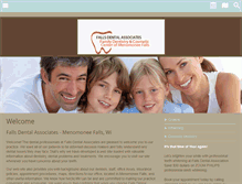 Tablet Screenshot of fallsdental.com